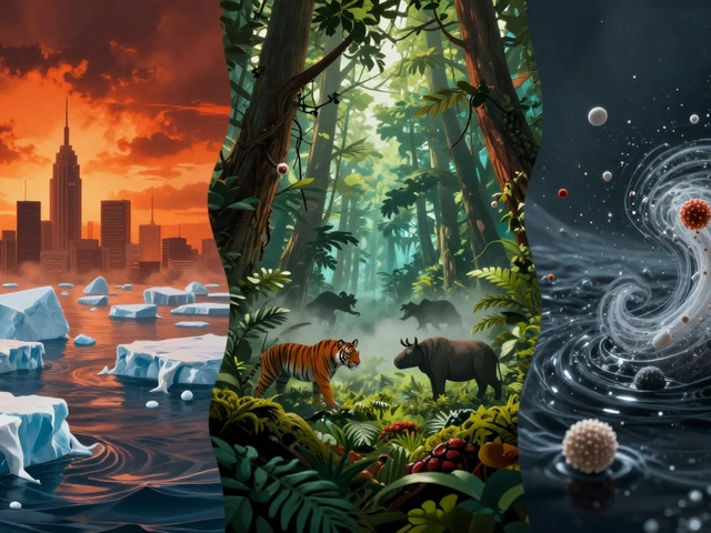The Three Main Environmental Problem Groups: Climate, Biodiversity, and Pollution