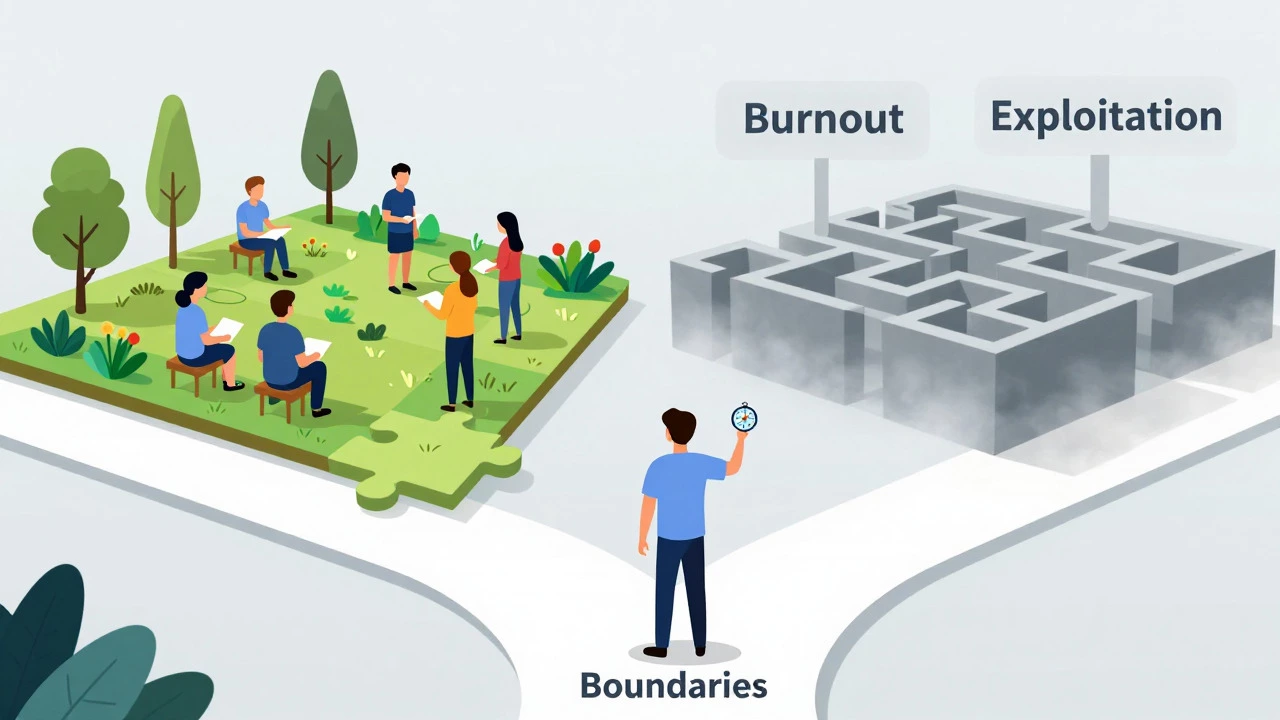 Person choosing between structured training and chaotic burnout paths